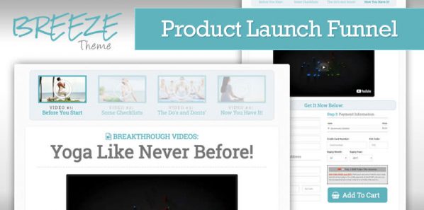 BREEZE - Product Launch Funnel Template