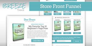 BREEZE - Store Front Funnel Template