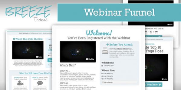 BREEZE - Webinar Funnel Template