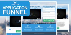 CONQUER - Application Funnel Template
