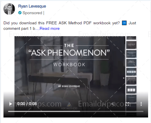 Ryan Levesque - ASK Method Product Launch Workshop - FB Video Ad 3