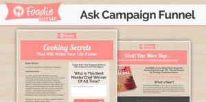 FOODIE - Ask Campaign Funnel Template