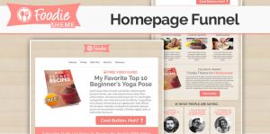 FOODIE - Homepage Funnel Template