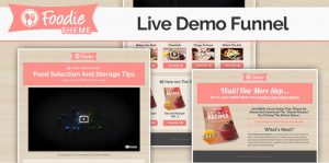 FOODIE - Live Demo Funnel Template
