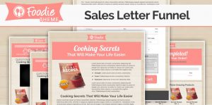 FOODIE - Sales Letter Funnel Template