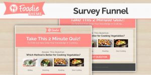 FOODIE - Survey Funnel Template