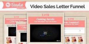 FOODIE - Video Sales Letter Funnel Template