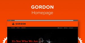 GORDON - Homepage Funnel Template
