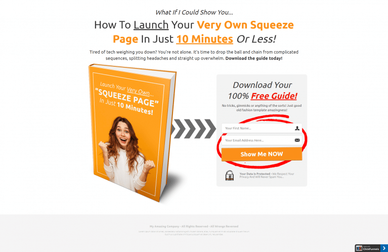 Squeeze Page Funnel Template 17