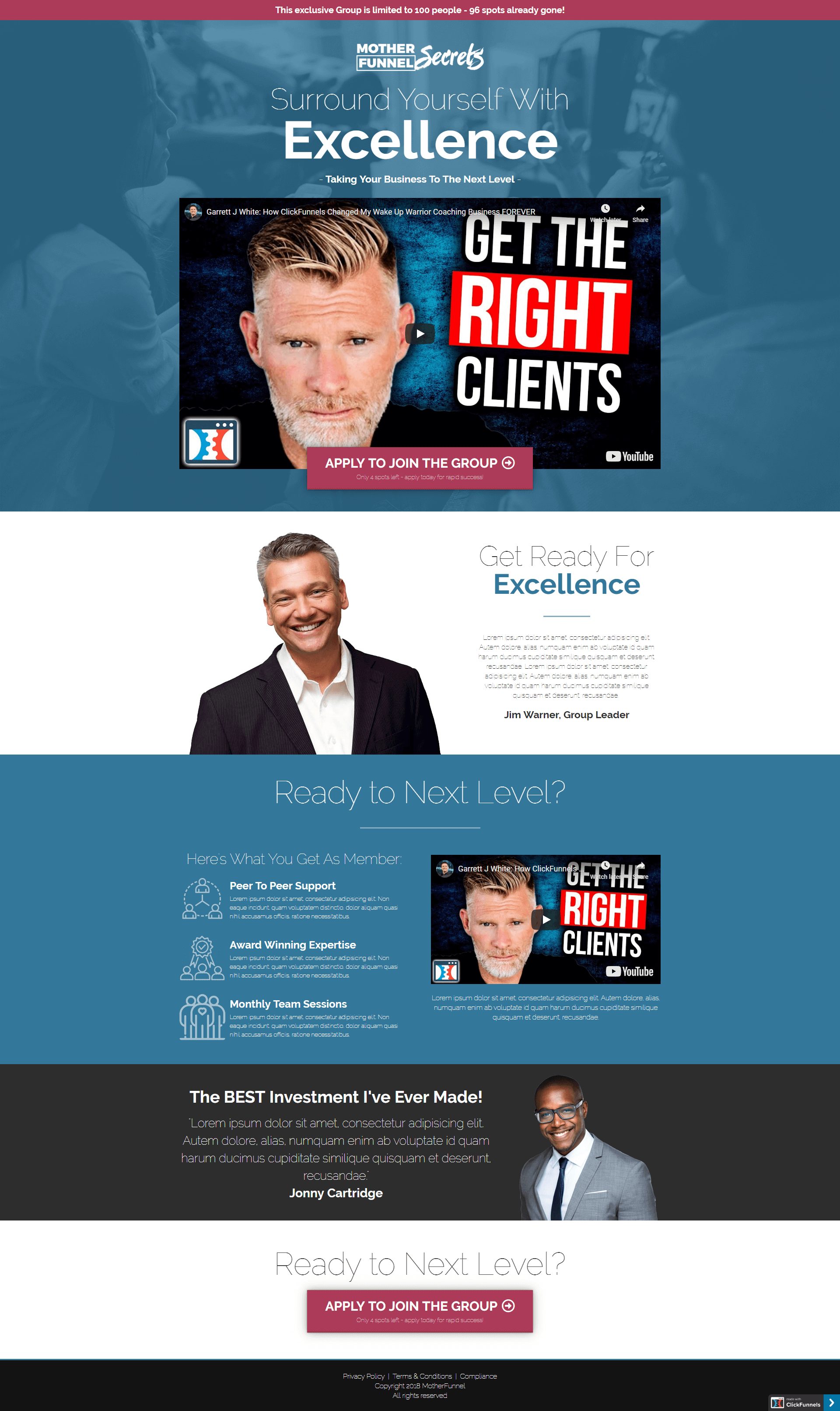 Application Funnel Template 13 – Emaildrips.com
